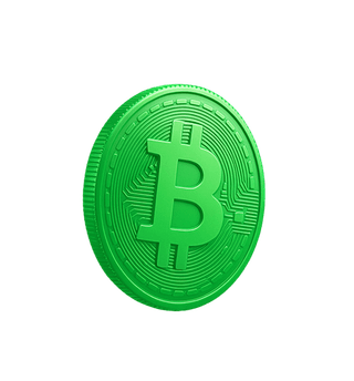 Unosząca się karta przedstawiająca analizę danych rynkowych kryptowalut